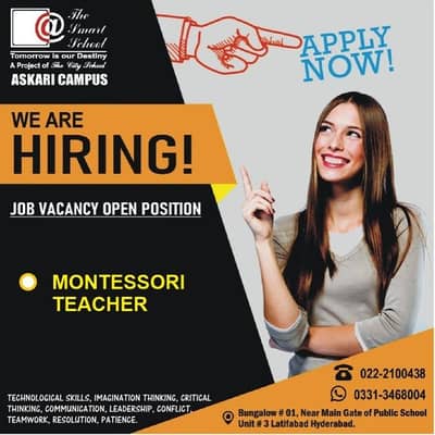 Montessori Teacher Required