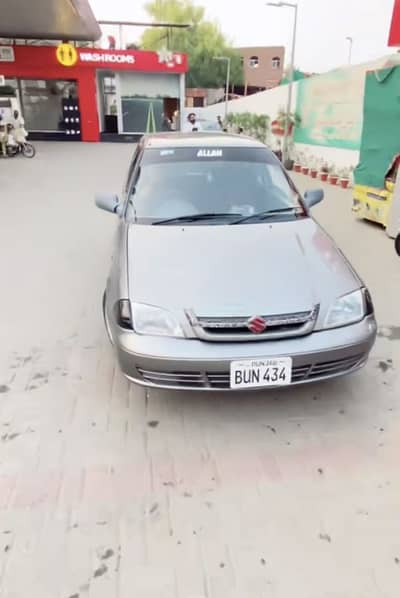 cultus car available for pick and drop service with child ac
