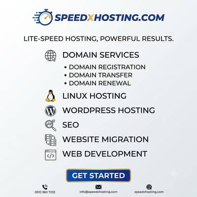 Get Best Hosting Services SpeedX Hosting