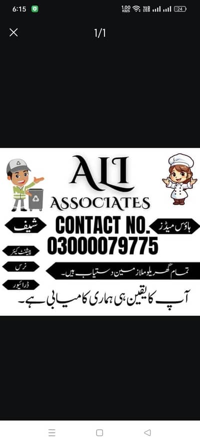 maid service cook helper driver patient care