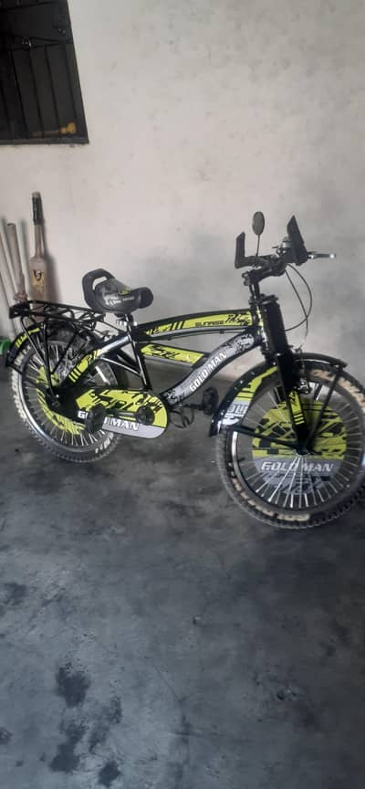 goldman cycle for sale . Green and black color . Great condition