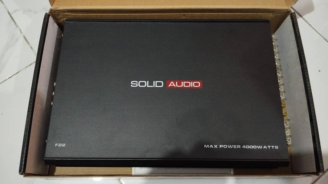 Solid Audio F22 Amplifier 2