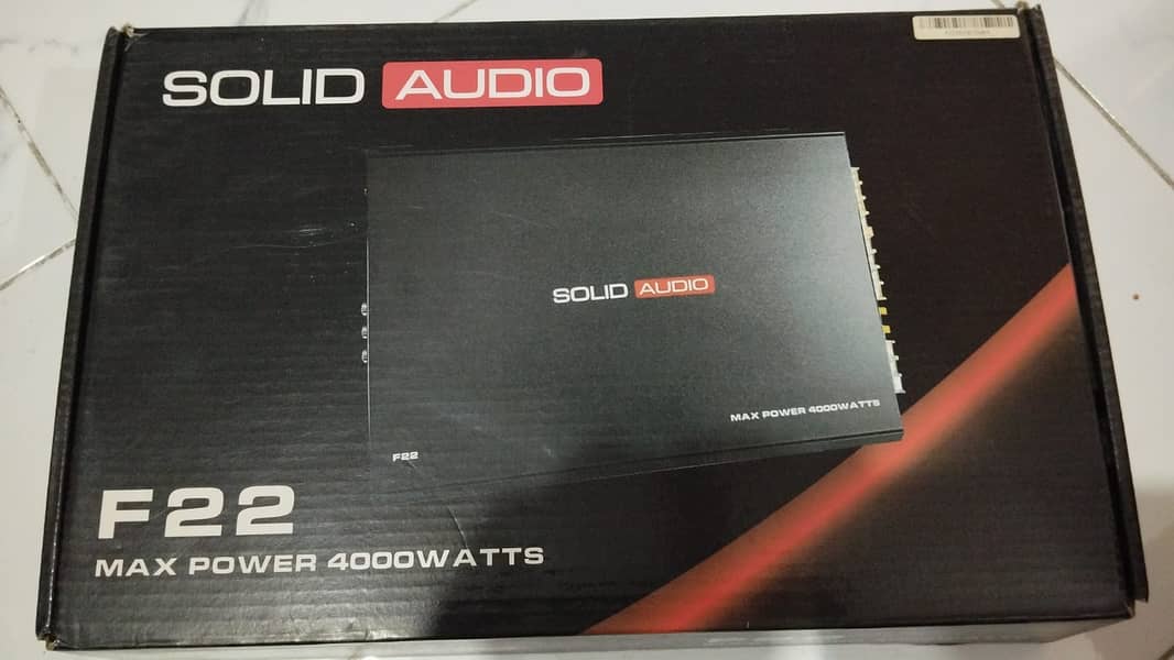 Solid Audio F22 Amplifier 5