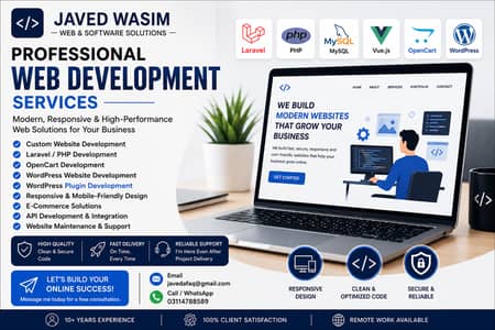 Laravel, WordPress & OpenCart Development Services