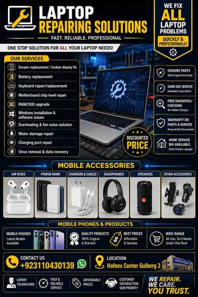 Laptop Repairing Expert All Model Professional Fast  Relaibel Reparing