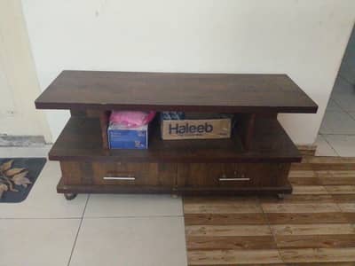 wooden console