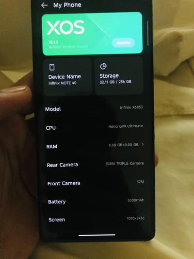 Infinix Note 40