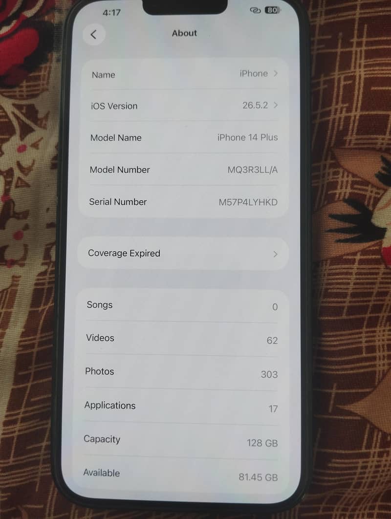 Apple iPhone 14 plus 6