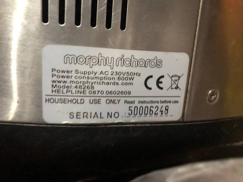 Original morphy richard fast bake bread maker. . . 1