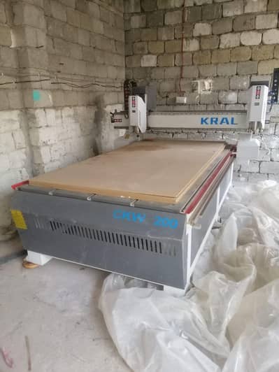 CNC Wooden double router Machine
