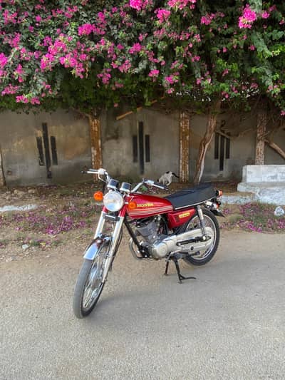 Honda CG 125 1987 mode Karach number