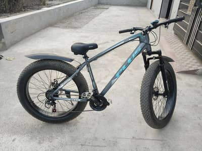 Fat Tyre Bicycle By Plus - Size 26 Number