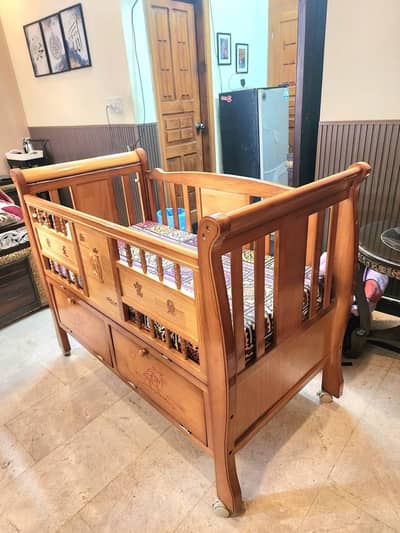 Wooden Baby Cot for Sale