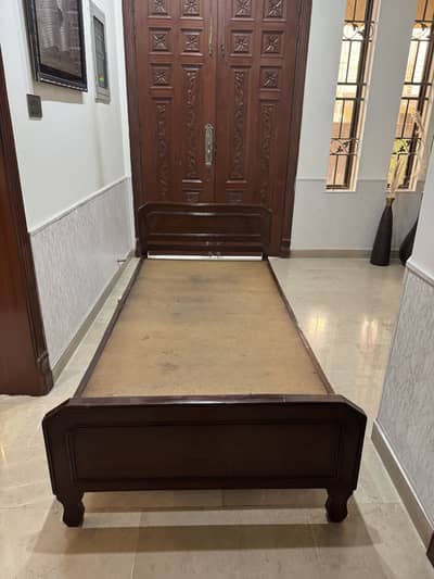 Pure Wood Single Bed