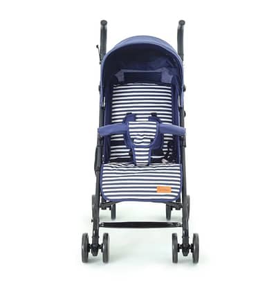 TINNIES BABY BUGGY – NAVY BLUE STRIPED