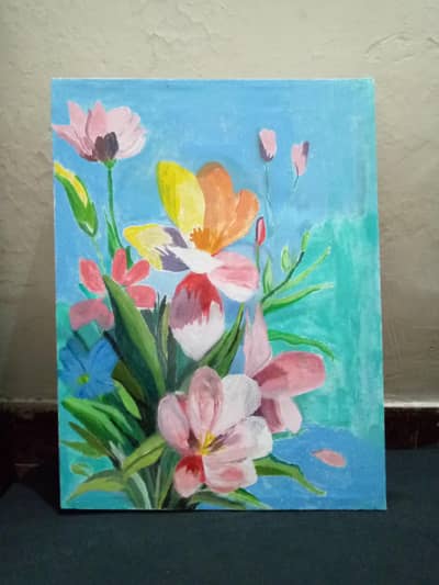 18x24 Inch New Flower Blooming Painting