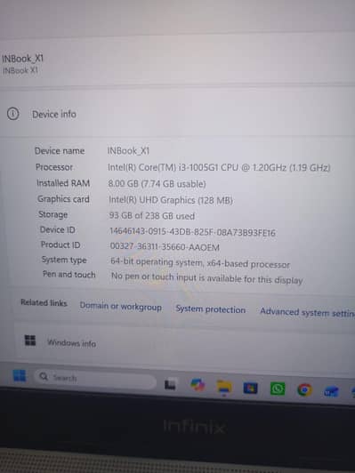 Infinix laptop