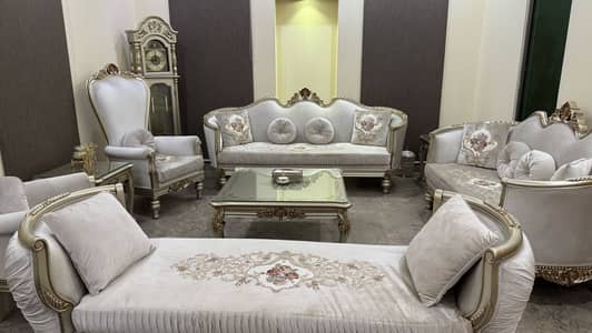 12 Seater 4+3+3+1+1  Center Table and 2 side tables