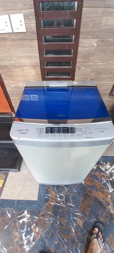 haier washing machine 8kg used