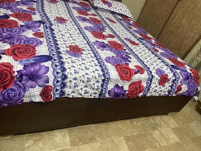 Wooden bed