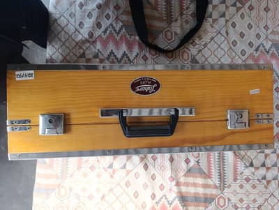 2 line harmonium with base coupler for sale