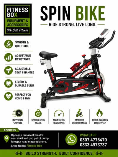 Spinning Bike Exercise Cycle| Gym Exercise|Cardio cycle