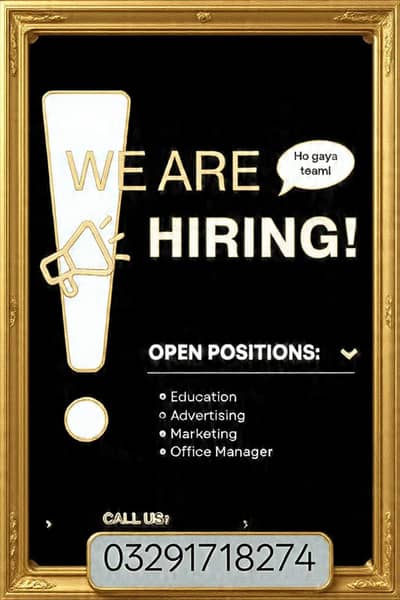 Good opportunity from fresher