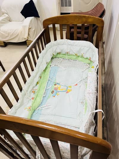 Baby cot With Mattress (different levels)