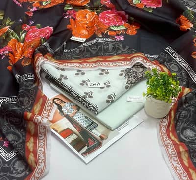 3 Piece Bin Saeed Printed Lawn