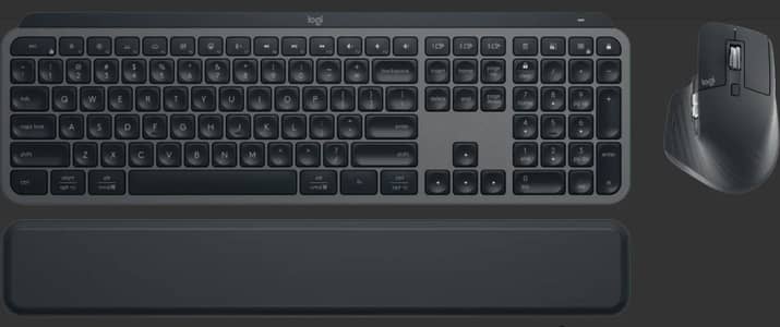 Logitech MX Keys S Wireless Illuminated Keyboard & Mouse Combo