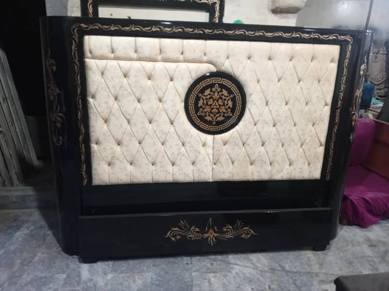 Double bed sidetable dressing 0