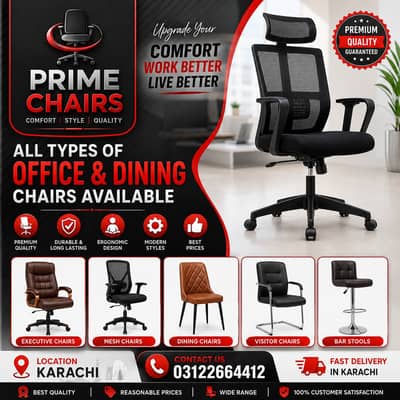 Office Chairs | Executive | Revolving| Visitor | Staff| Quality Chairs