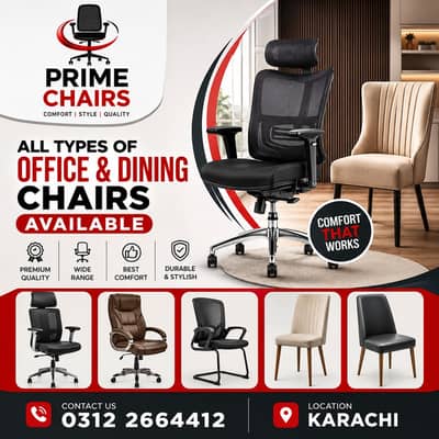 Office Chairs | Executive | Revolving| Visitor | Staff| Quality Chair