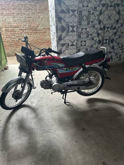 Honda cd 7t bike new condition qll ok 2024 model