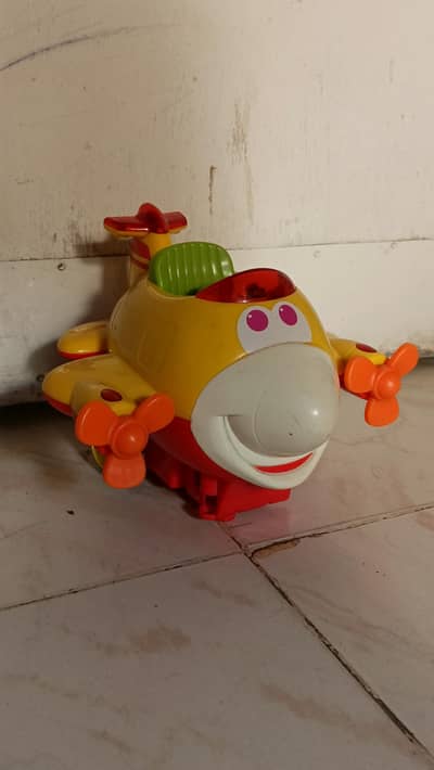 Cartoon Airplane Toy for Kids – Good Condition