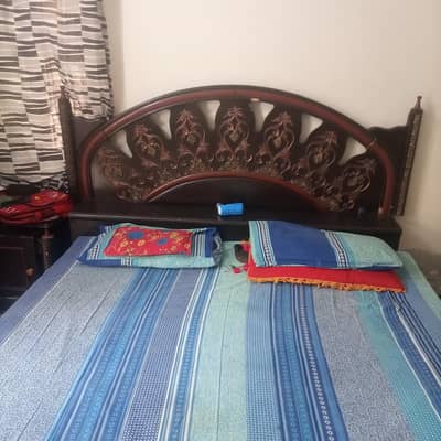Double bed or 2 side table and Dresing