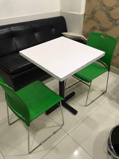 Commercial tables and chairs for sale, excellent condition, no fault