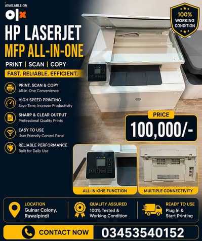 HP Laser Printer Scanner Copier | Original HP|Excellent Condition