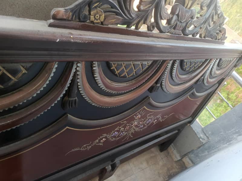 double bed set  without mattress 1