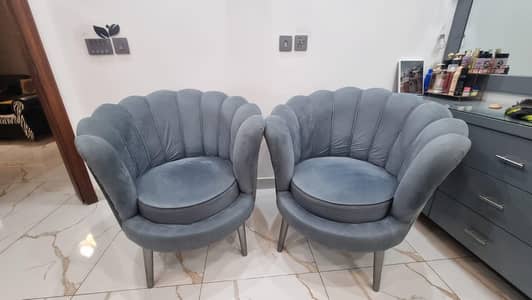 2 sofa chairs and 1 puffy sofa  for sale