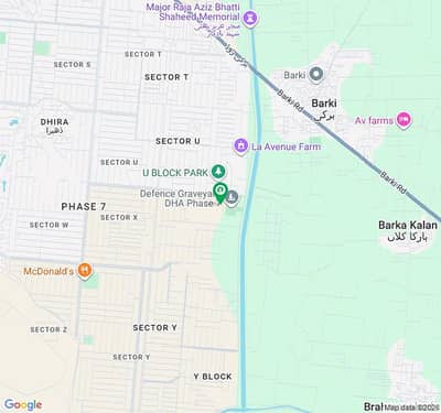 DHA Phase-7 X Block kanal Residential Plot for Sale