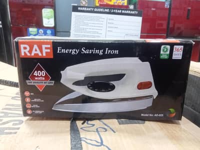 Raf 400 watts energy saving Iron