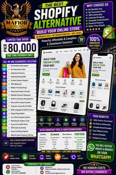 Professional E-Commerce Website | Online Store With WhatsApp Orders