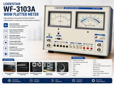 Wow Flutter Meter price in pakistan WF 3103A LodeStar