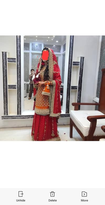 bridal dress for barat