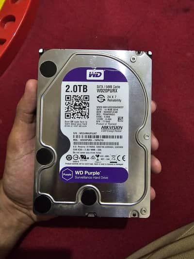 WD 2TB Hard drive  health