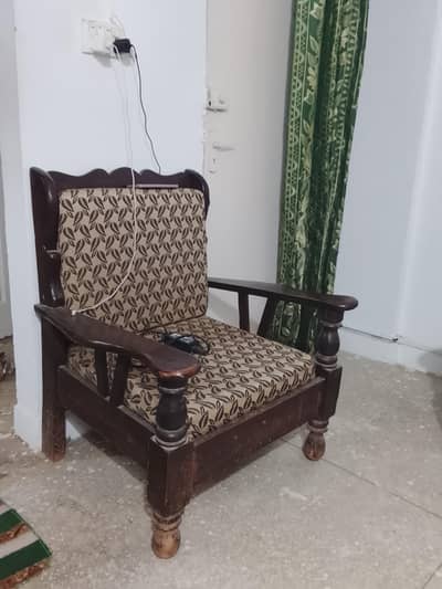 Wooden sofa set