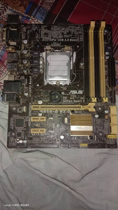 ASUS B85M-G R2.0 LGA1150 DDR3 Motherboard(read description)
