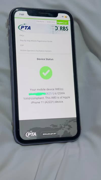 Apple iPhone 11 pta approved