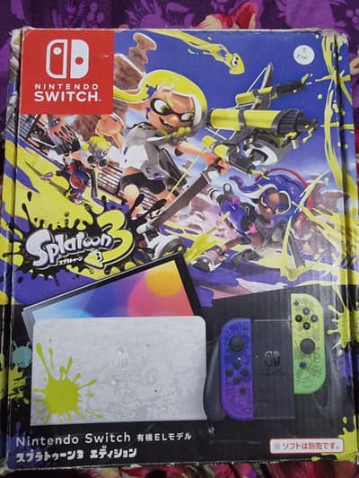 Nintendo Switch OLED Splatoon 3 Special Edition 10/10